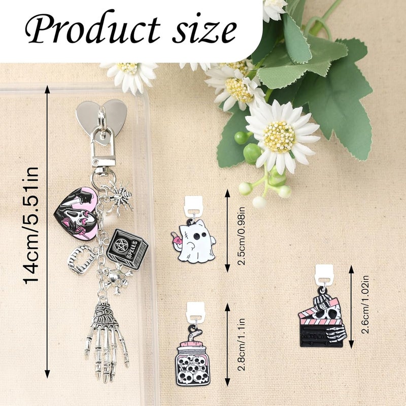 TAKEALOOKO Store Dust Plug Chain for Kindle - 4Pcs E-Reader Phone Charms Type C Dustplug & Bracelet Strap Decorating Accessories - Image 3